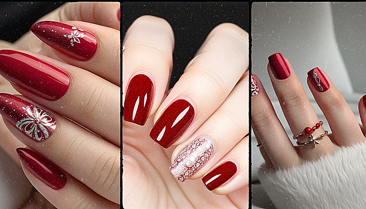 Red Christmas Nails