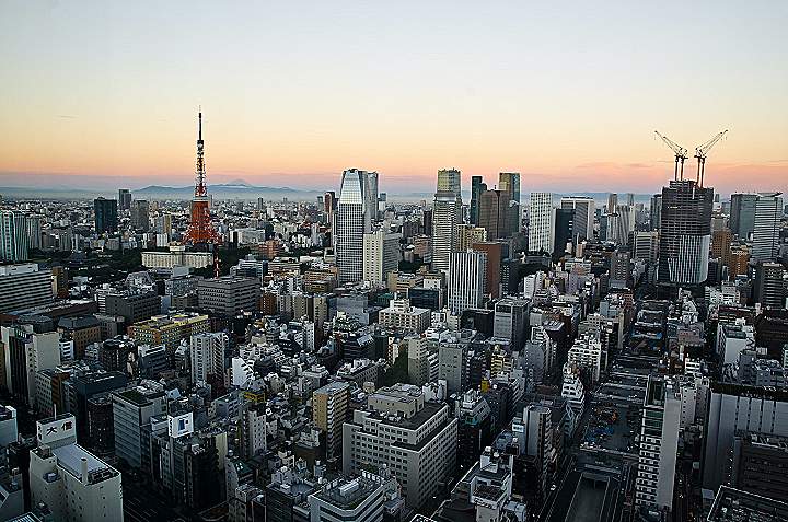 aerial photography of city