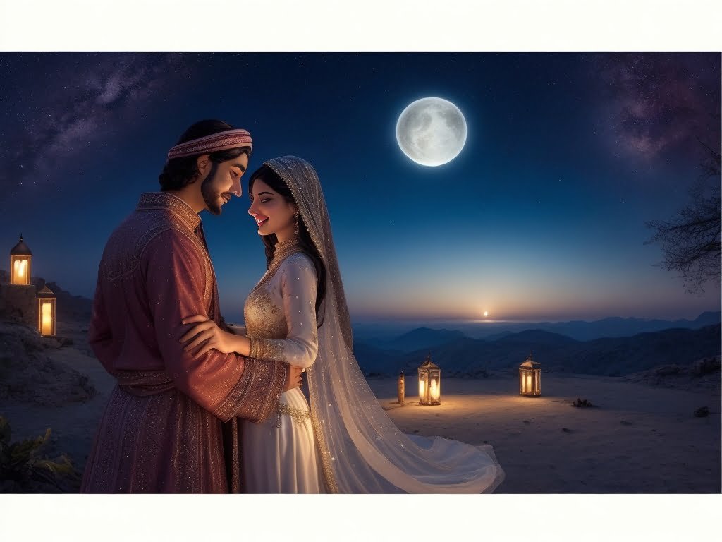 Absolute Reality v16 Visualize an enchanting romantic scene un 3