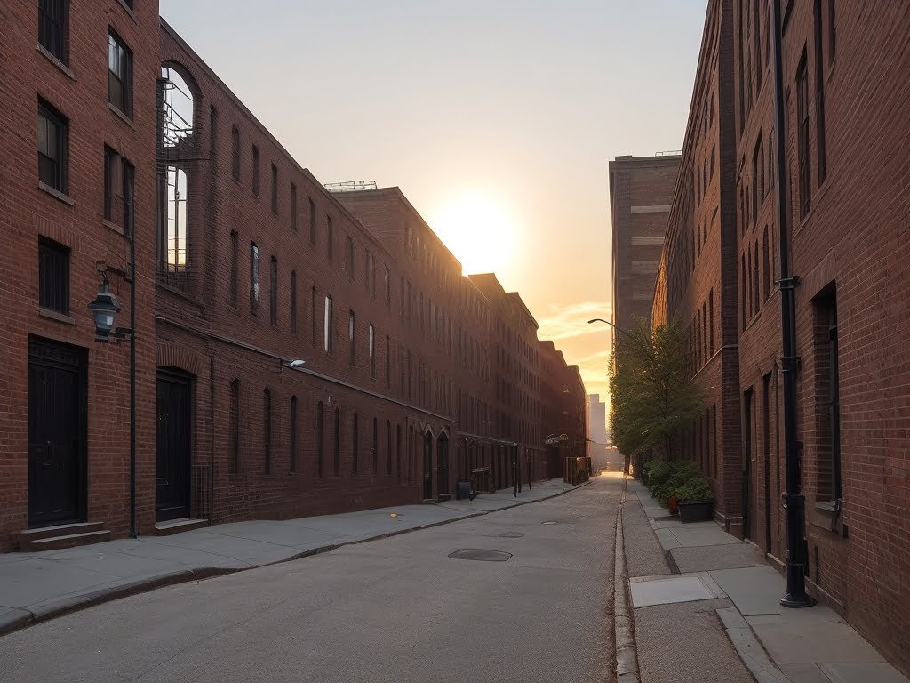 Quiet Alleys of DUMBO