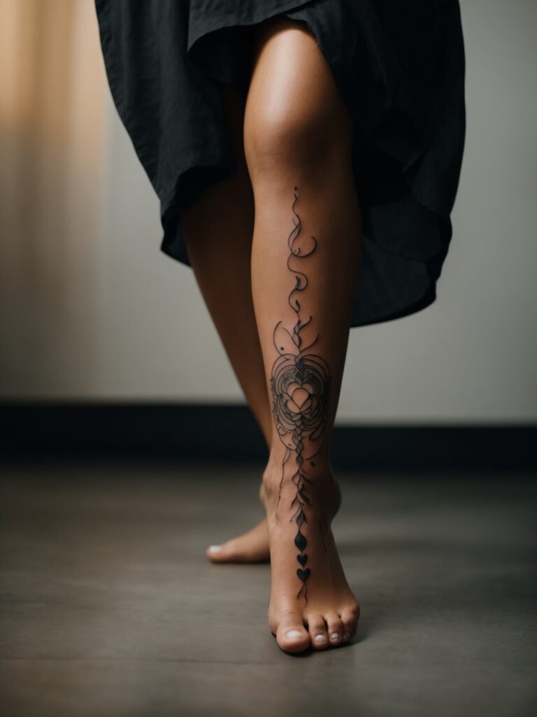 ankle tattoos-5