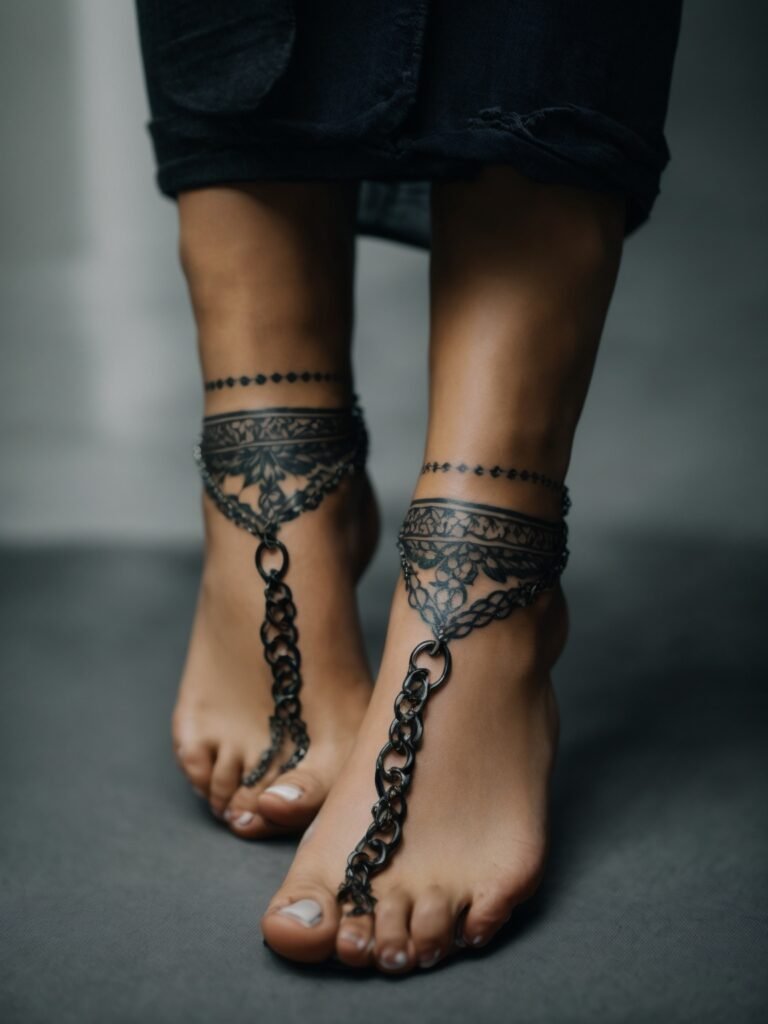 ankle tattoos-9