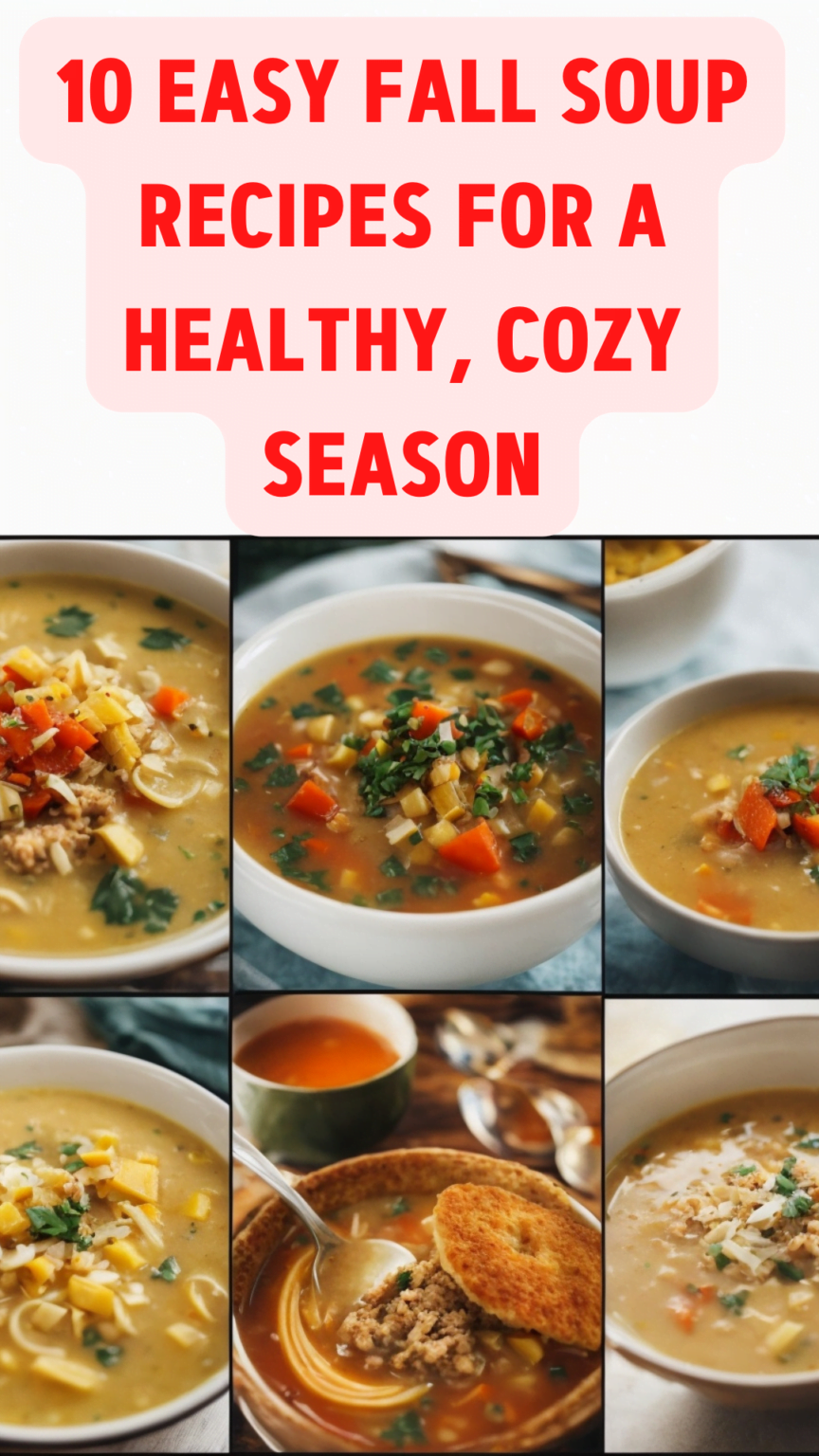 10 Easy Fall Soup Recipes for a Healthy, Cozy Season