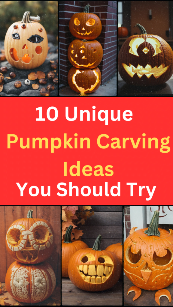 10 Unique Pumpkin Carving Ideas That Are Adorably Cute