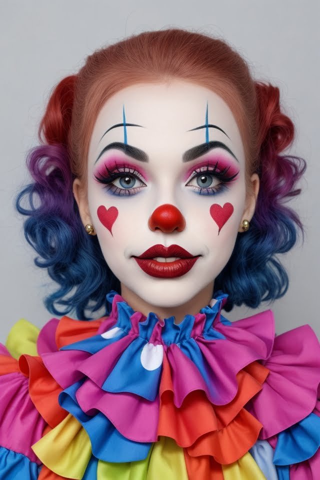 Cute Clown Makeup Aesthetic