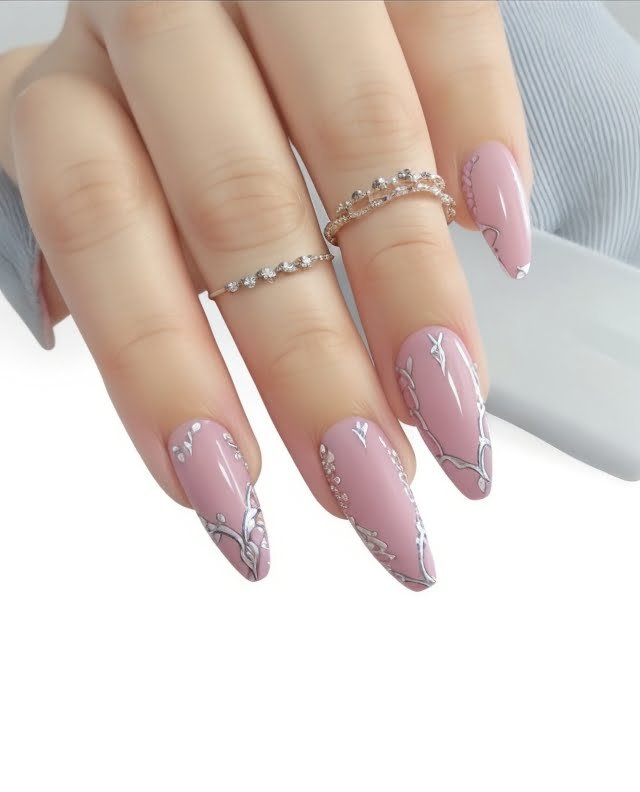 Pink Love Nail Designs