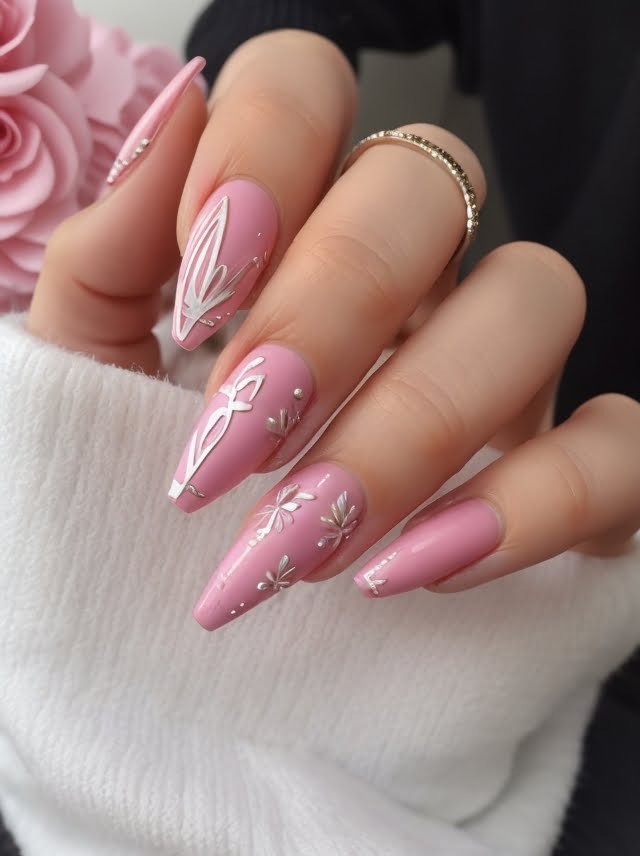 Simple Love Nail Designs