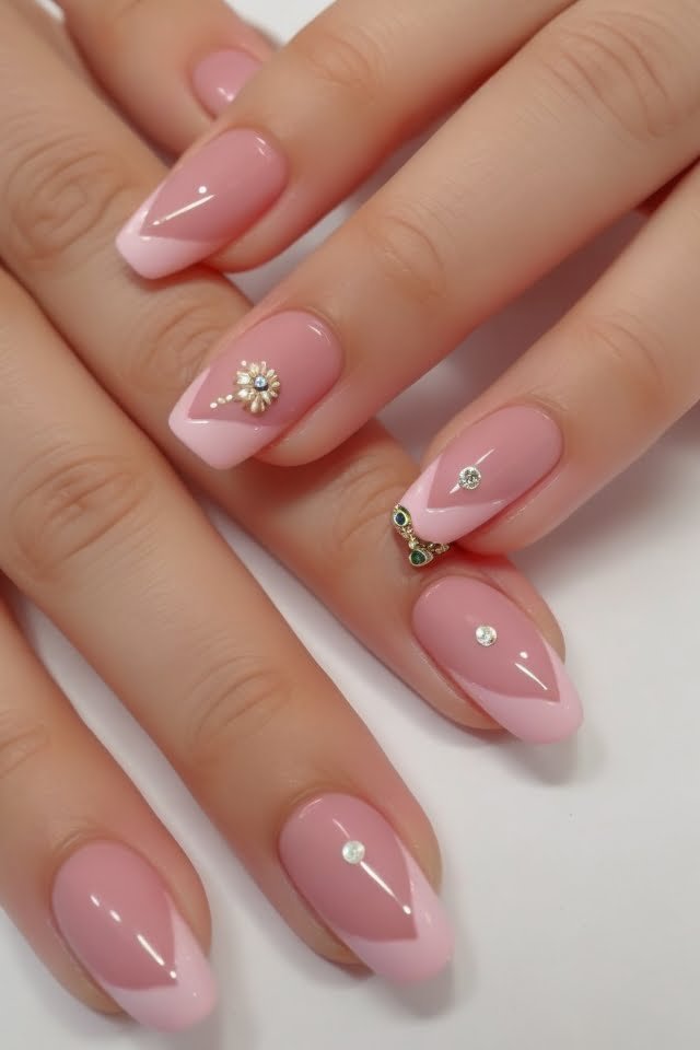 Pink Love Nail Designs