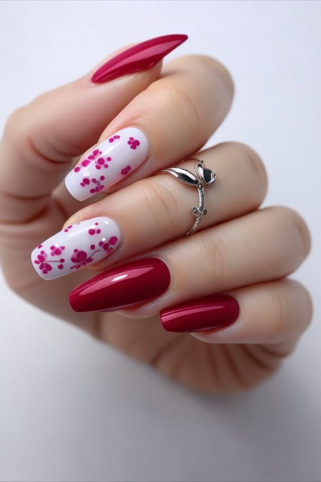 Simple Love Nail Designs