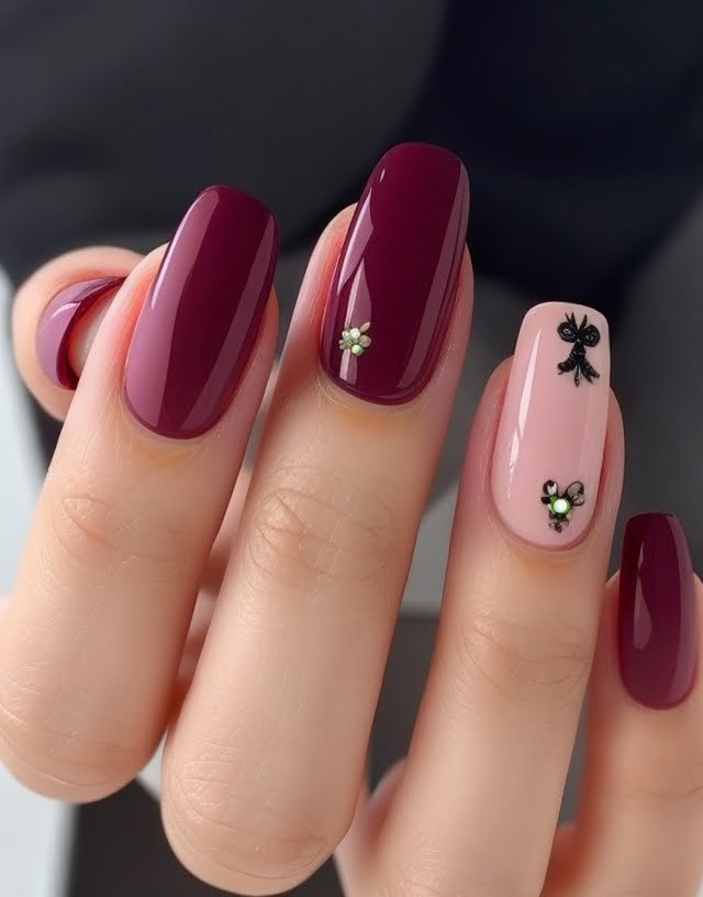 Simple Love Nail Designs