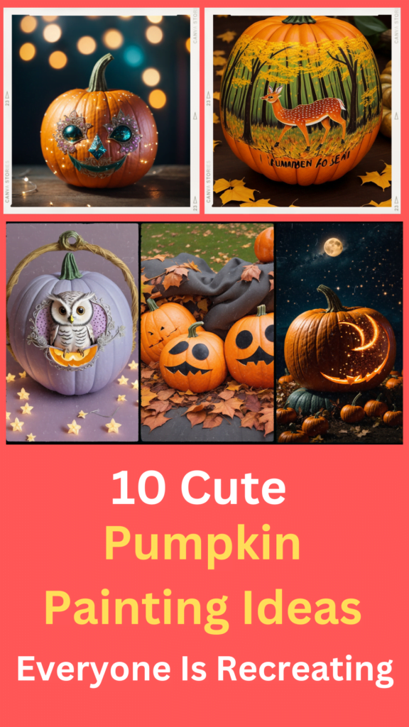 Cute Pumpkin Painting Ideas