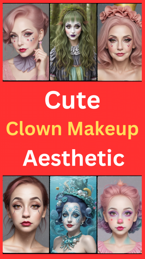 Cute Clown Makeup Aesthetic