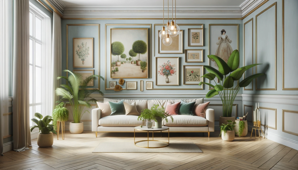 Cozy Home with a Modern Aesthetic Living Room