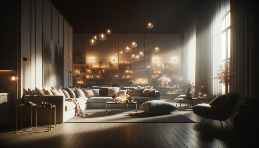 Cozy Home with a Modern Aesthetic Living Room