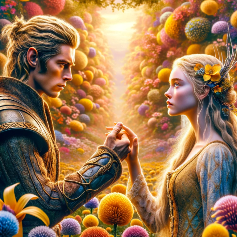 The Blooming Love of Blodeuwedd and Lleu