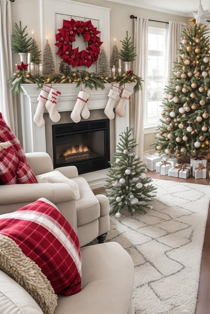 10 DIY Christmas Decor Ideas for a Festive Living Room