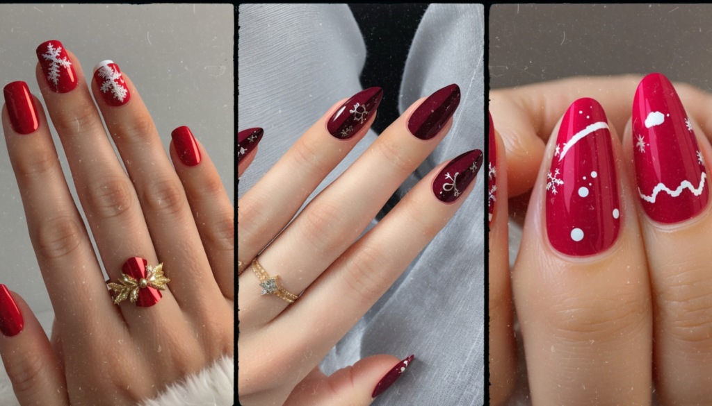 Acrylic Christmas Nail Designs for a Festive Season 2