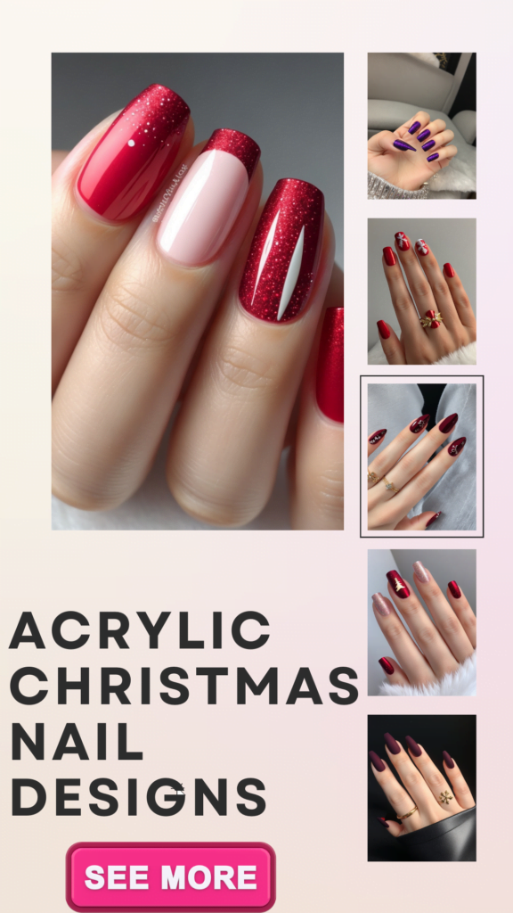 Acrylic Christmas Nail Designs for a Festive Season
