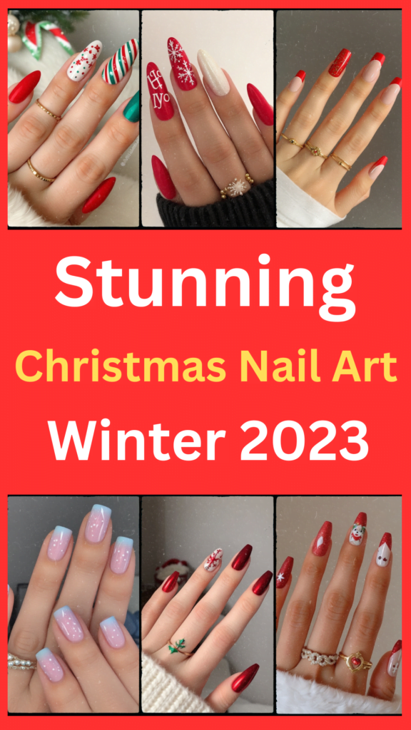 Stunning Christmas Nail Art Designs for Winter 2023