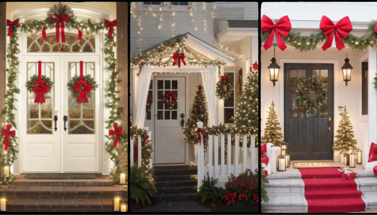 Festive Outdoor Christmas Decor Ideas That Will Light Up Your Neighborhood.