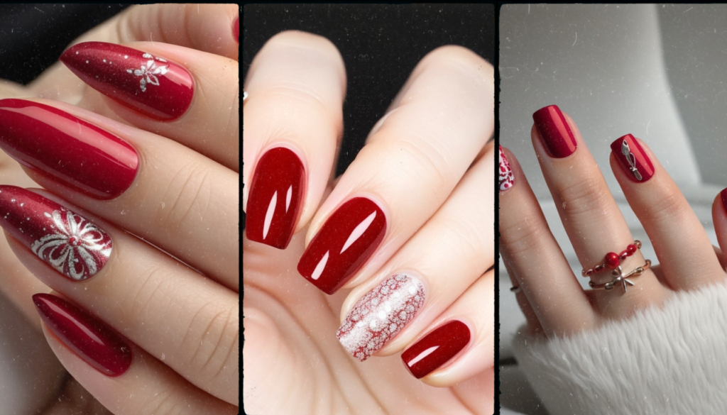 Red Christmas Nails