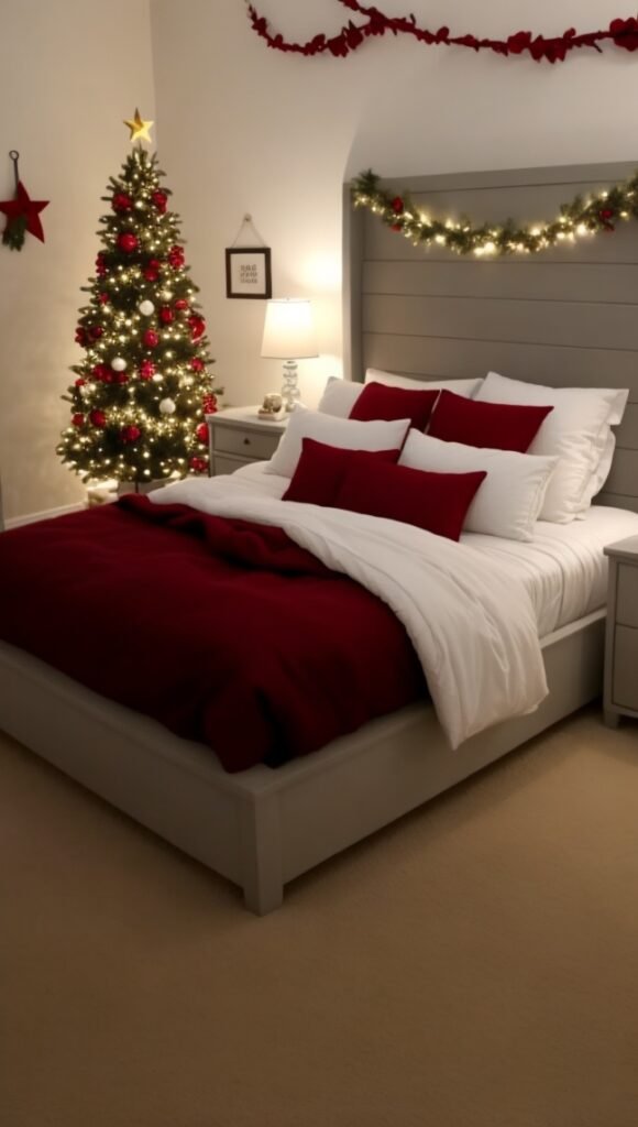 Transform Your Bedroom into a Winter Wonderland with These Christmas Decor Ideas