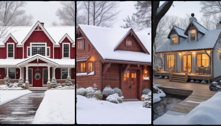Aesthetic Winter House Exterior Ideas: Transforming Your Home into a Winter Wonderland