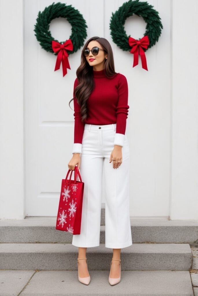 Chic Christmas Outfit Ideas for Women 1