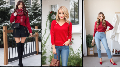 Chic Christmas Outfit Ideas for Women 2
