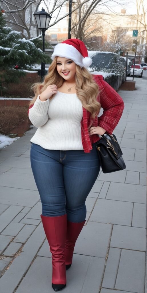 Chic Plus Size Christmas Outfits 2