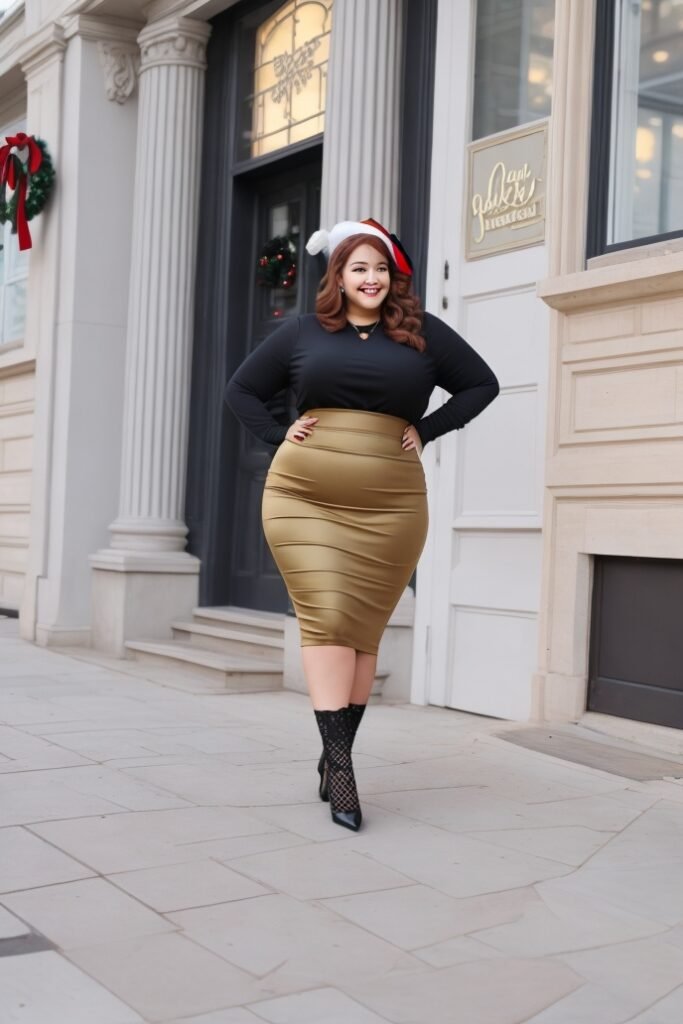Chic Plus Size Christmas Outfits 5