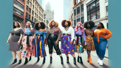 DALL·E 2023 12 15 20.05.18 Generate a wide eye catching and viral image for the featured article. The image should depict a group of diverse plus size women in a variety of st