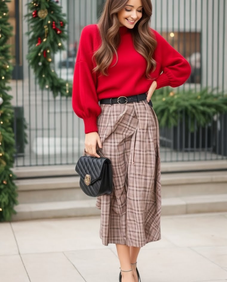 Glamorous Christmas Outfits for Women 6