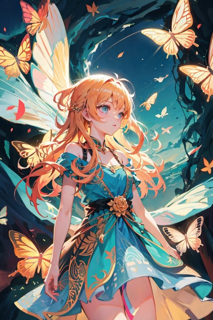 Anime Pastel Dream ultra detailed cel shading drawing of a fai 0