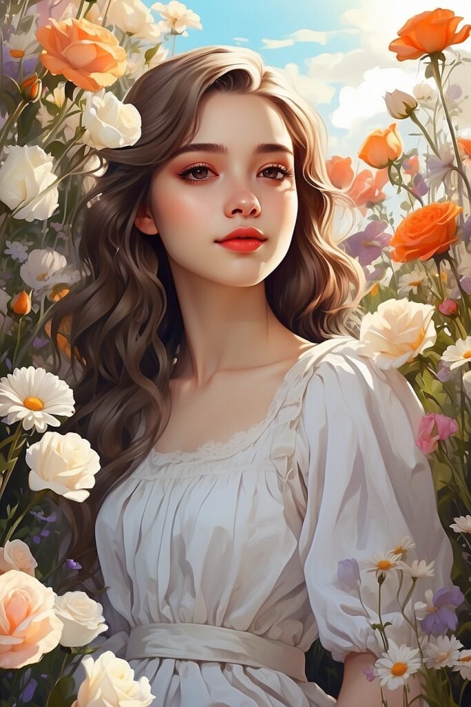 Leonardo Diffusion XL A beautiful 18 year old girl gentle fac 0