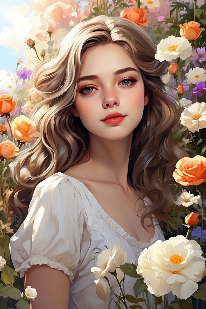 Leonardo Diffusion XL A beautiful 18 year old girl gentle fac 1