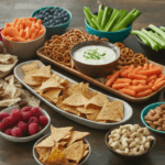 Veggie Platter with Ranch Dip: The MVP of Healthy Super Bowl Snacks! 