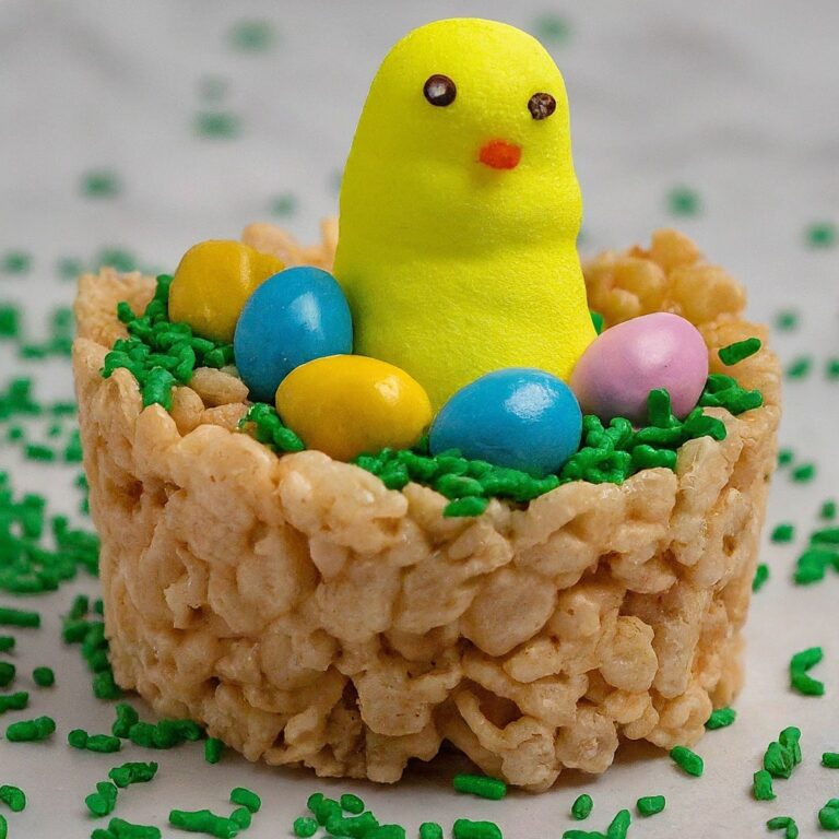 Easter Fun: Adorable Rice Krispie Treat Bird’s Nests