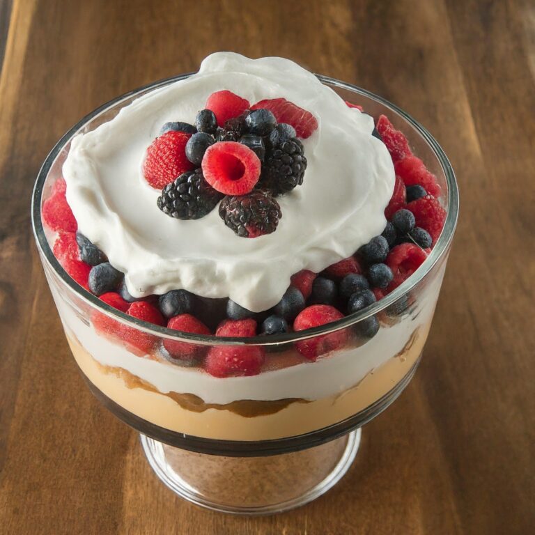 Berry Trifle with Angel Food Cake: Easy Easter Dessert Recipe