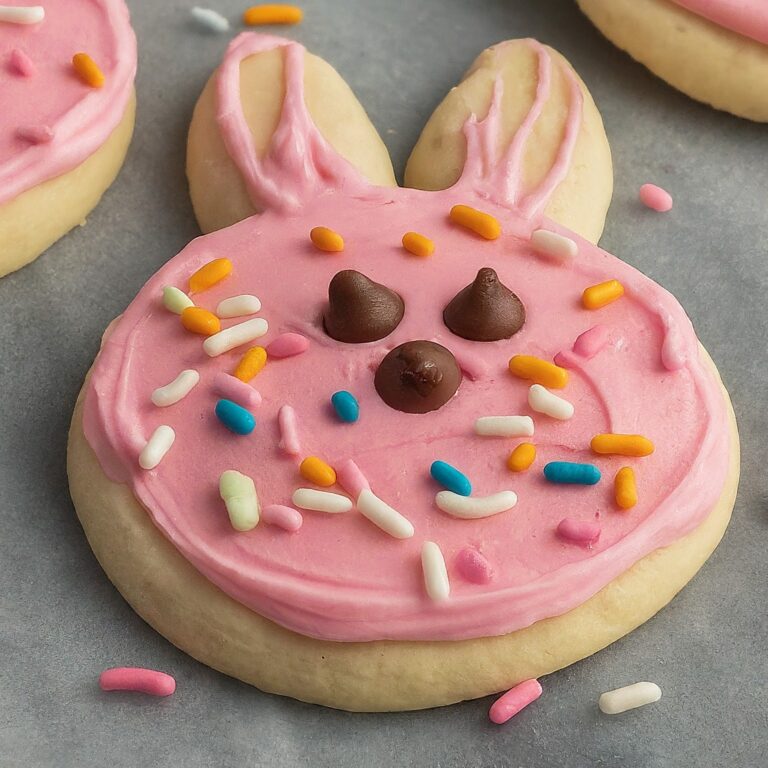 Hop into Spring with the Cutest Bunny-Shaped Sugar Cookies!