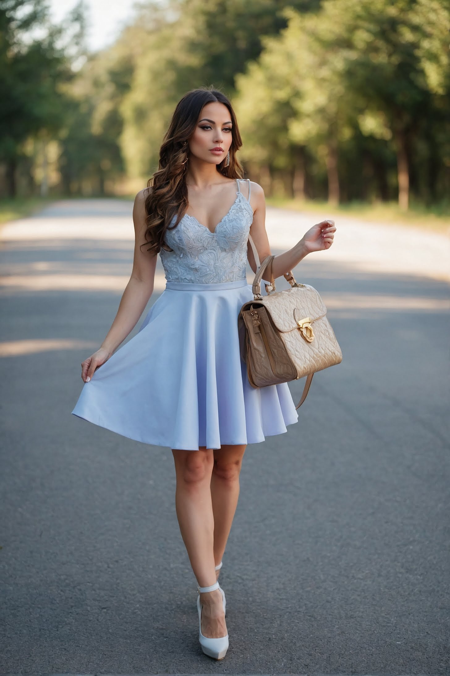 Ethereal Lace Bodice Skater