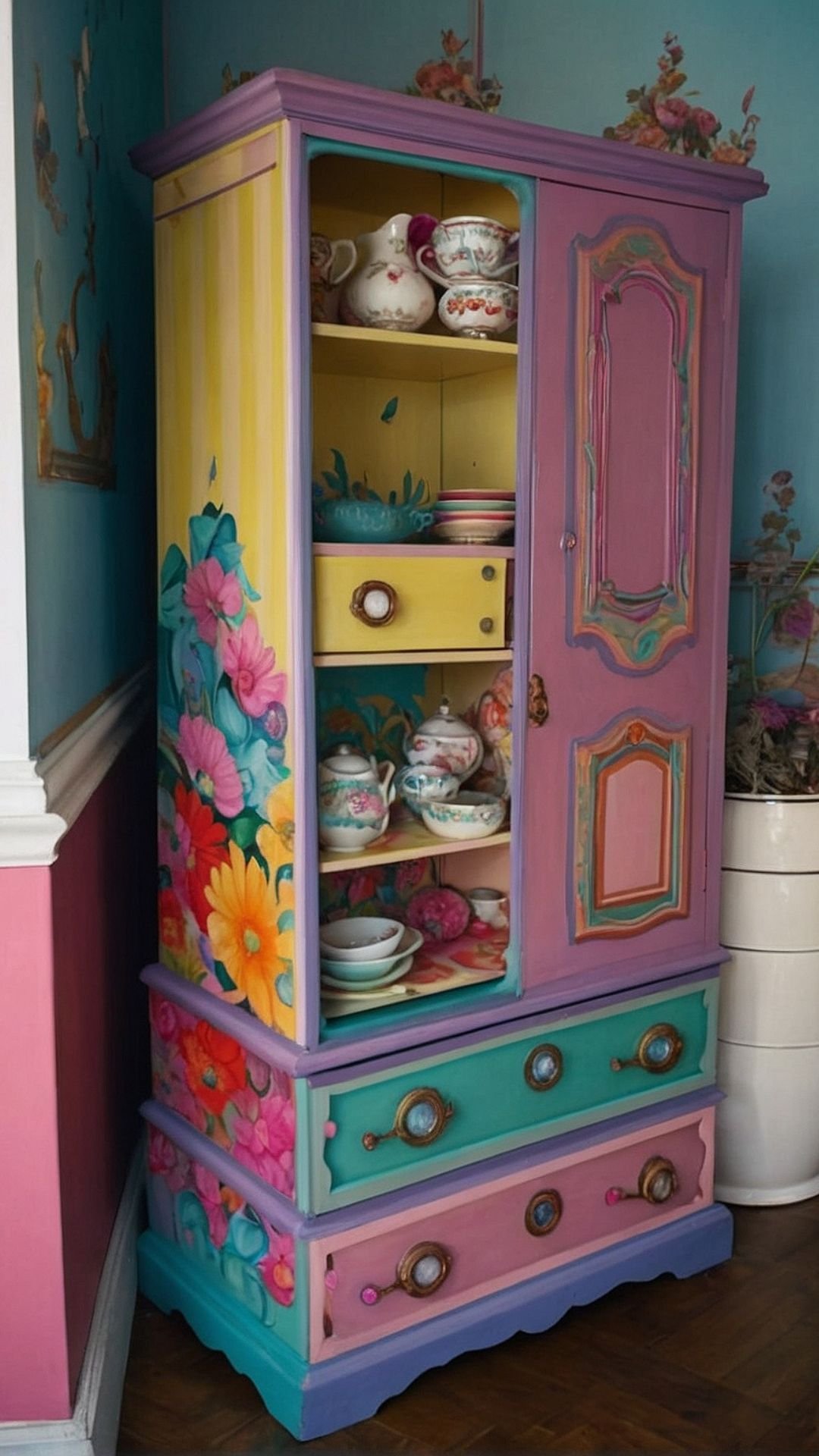 Candy Florist Cabinet