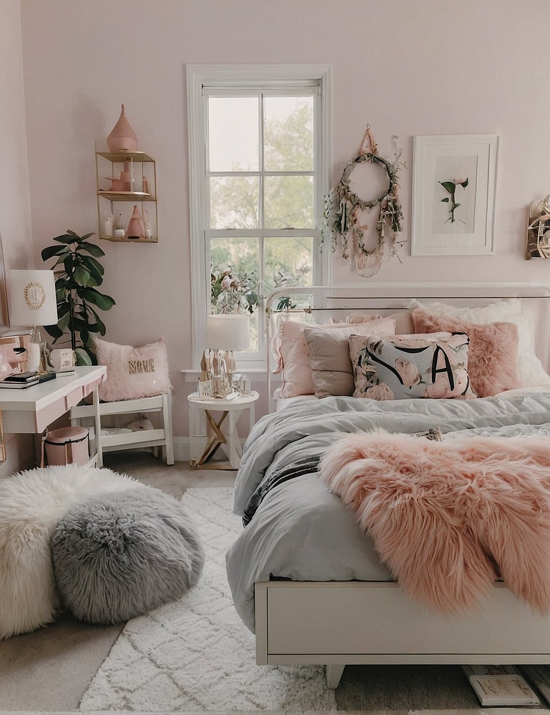 Dreamy Dusty Rose Bedroom