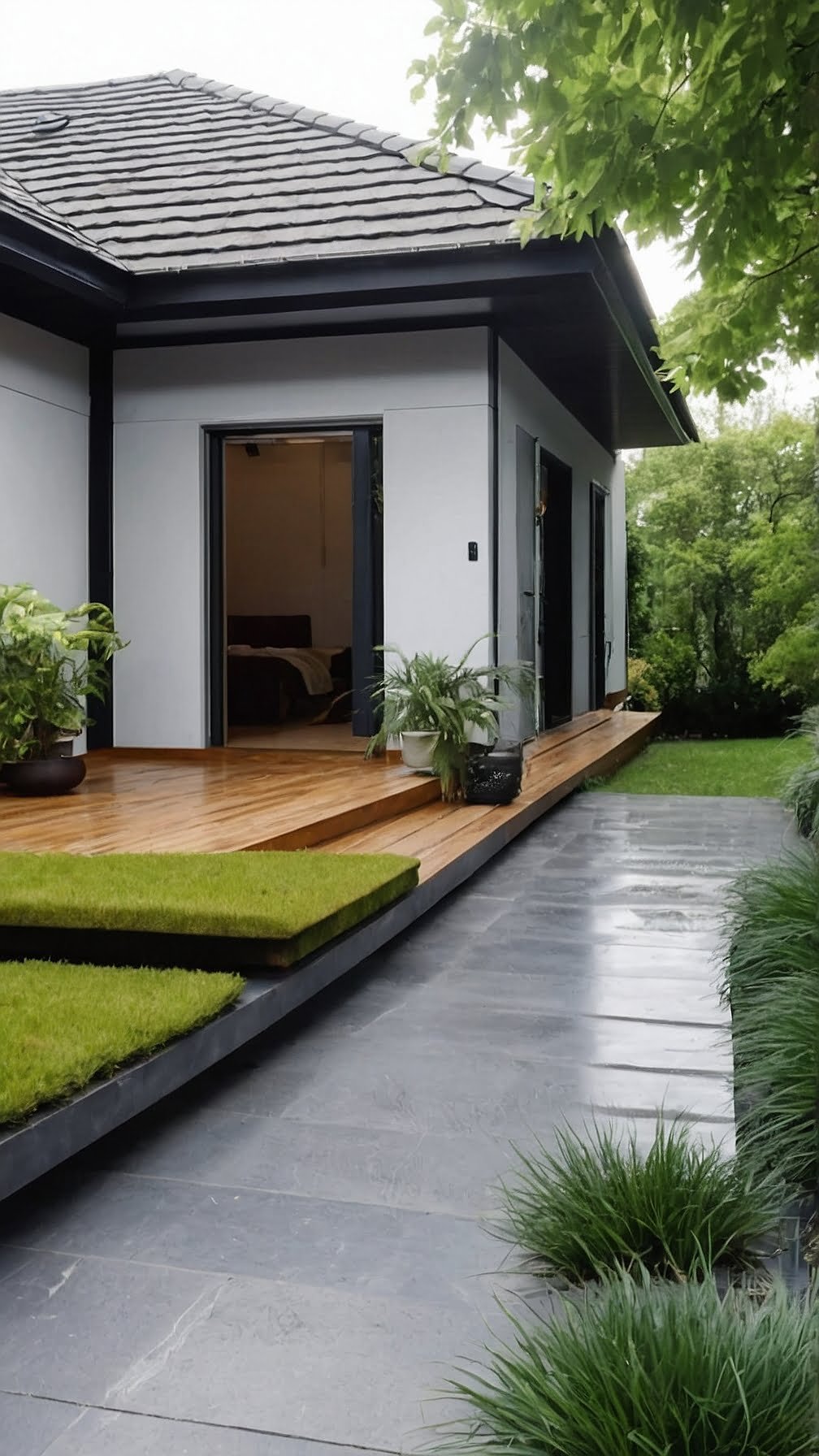 Modern Minimalism: Chic Simplicity with a Verdant Touch