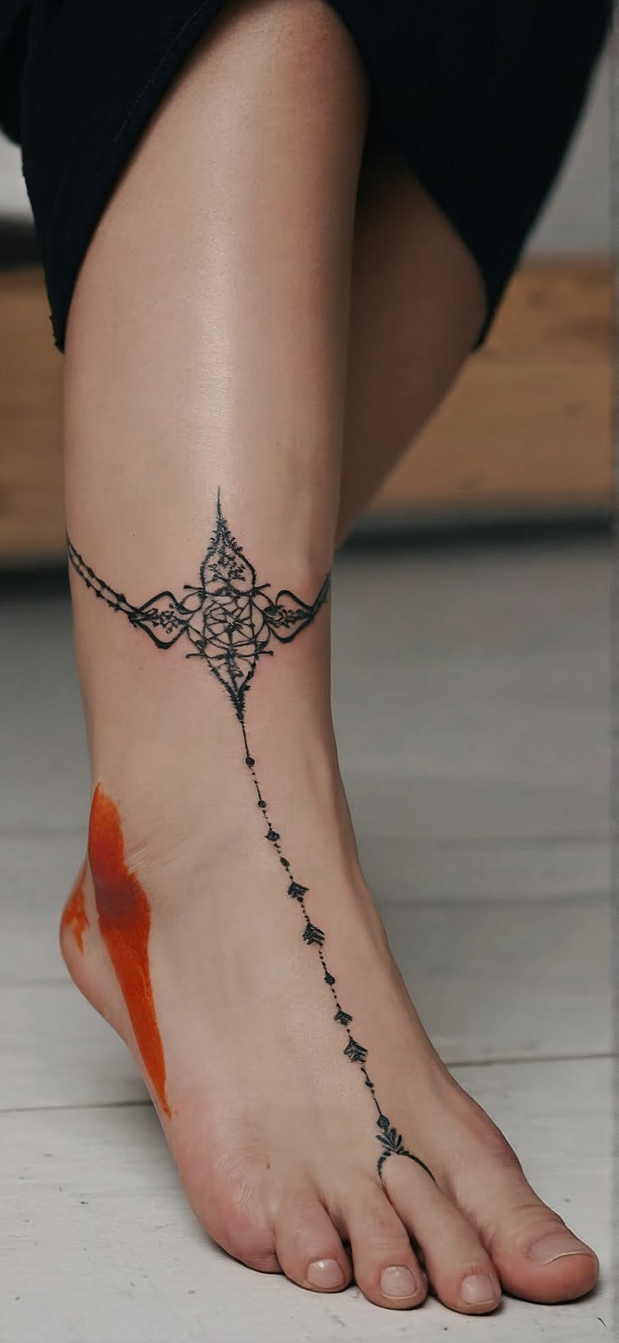 Geometric Nature Anklet