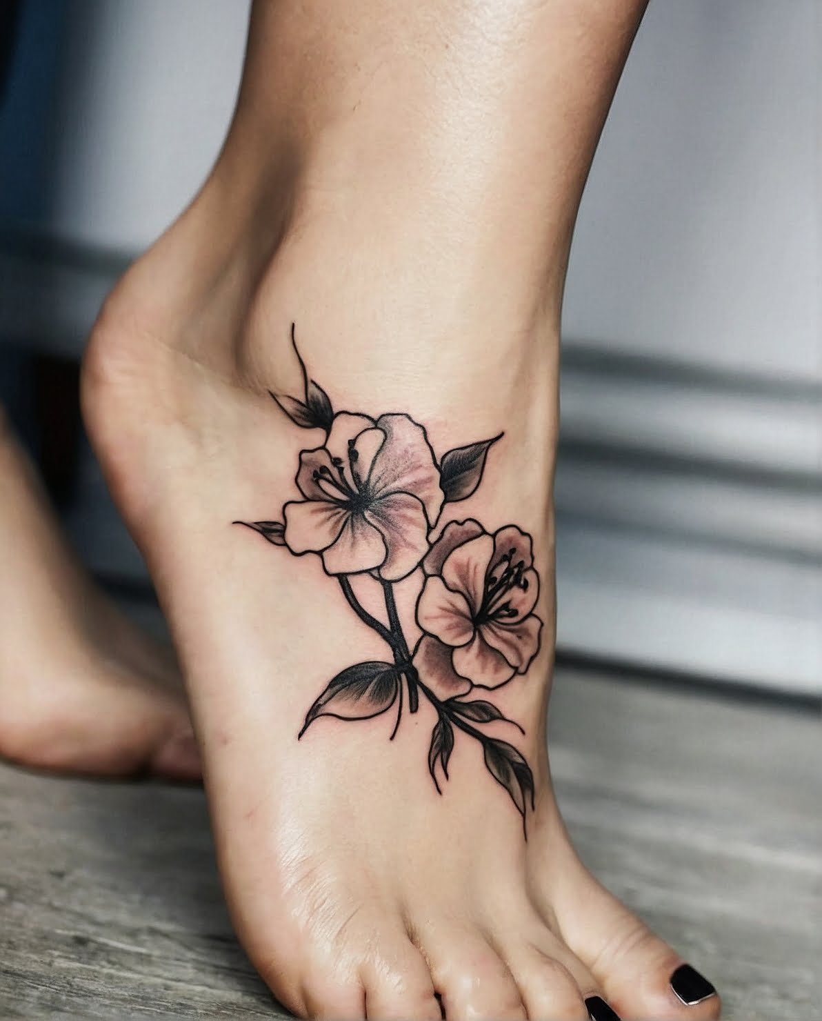 Blooming Delicate Foot