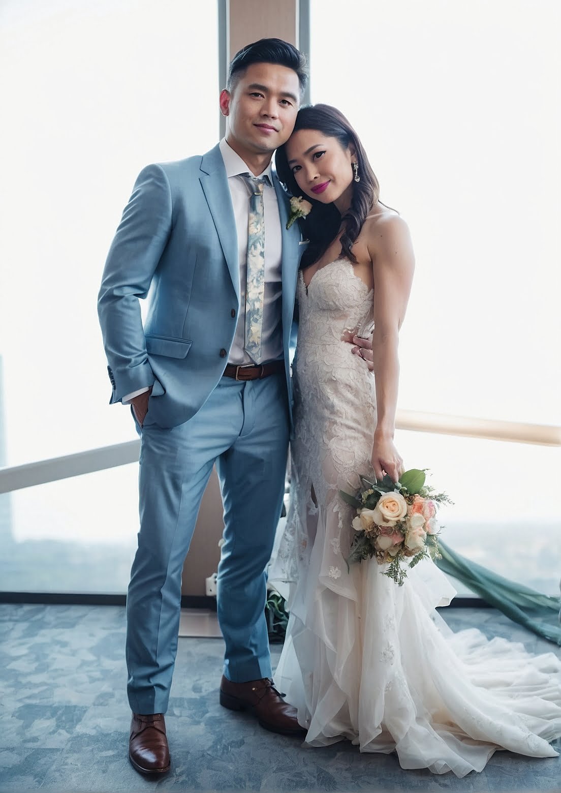 Rooftop Romance: Sky-High Wedding Style