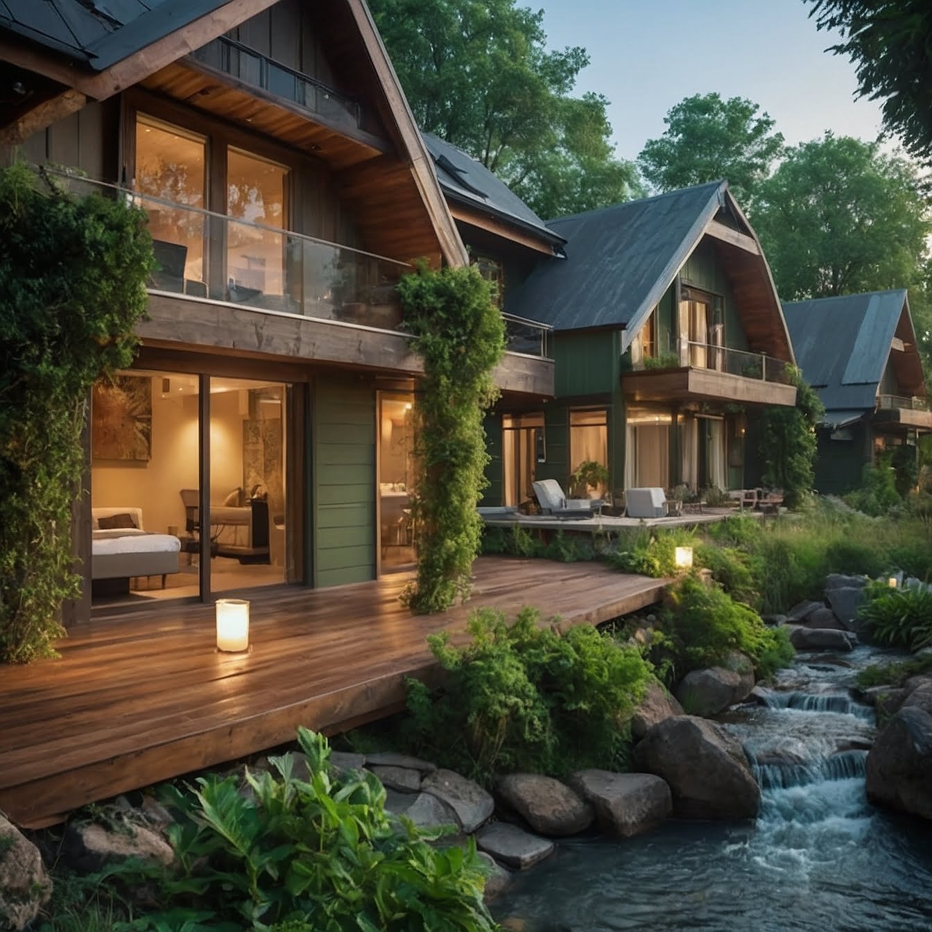 Tranquil Waterside Cabins