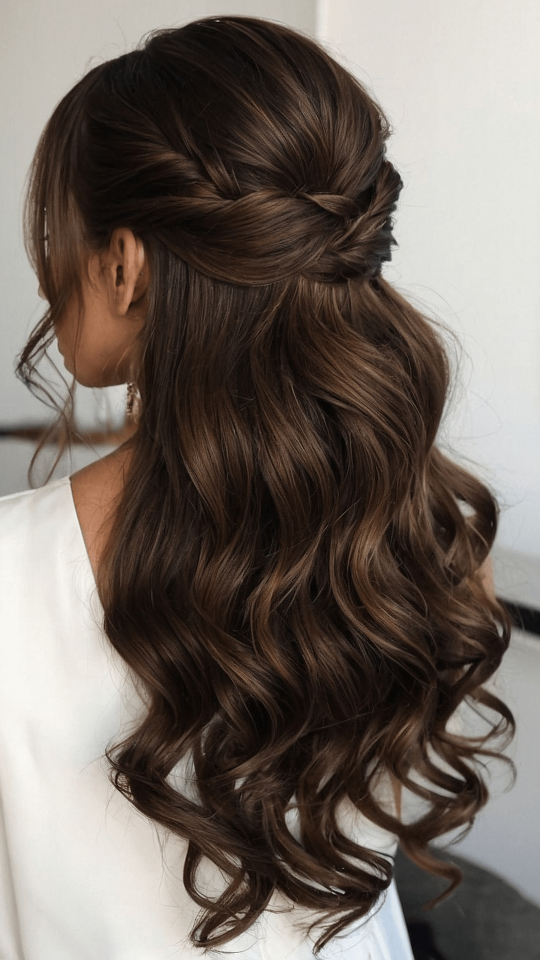 Cute Floral Bun Hairstyle for Prom