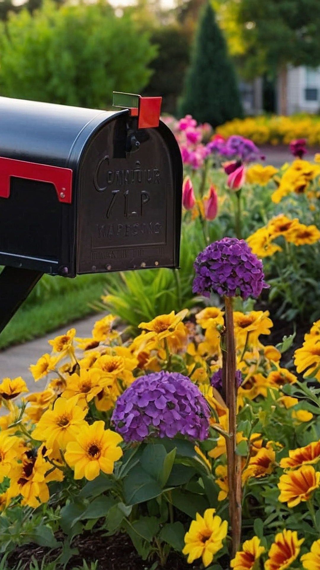 Petals by the Post: Mailbox Flower Beds